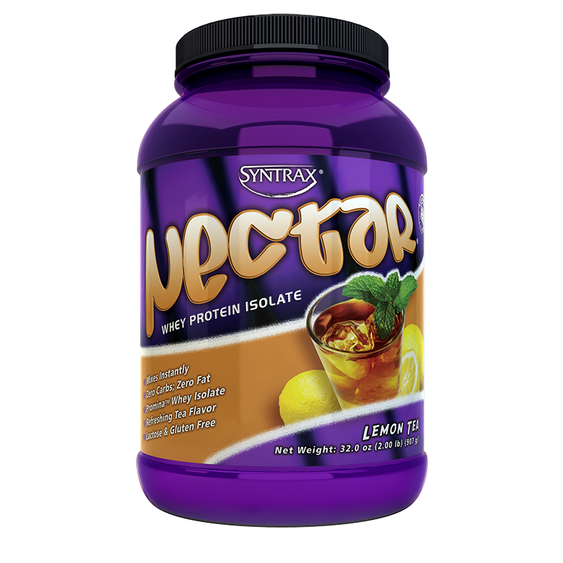 Syntrax Nectar Whey Protein Isolate 907g. (2 lbs) Lemon Tea