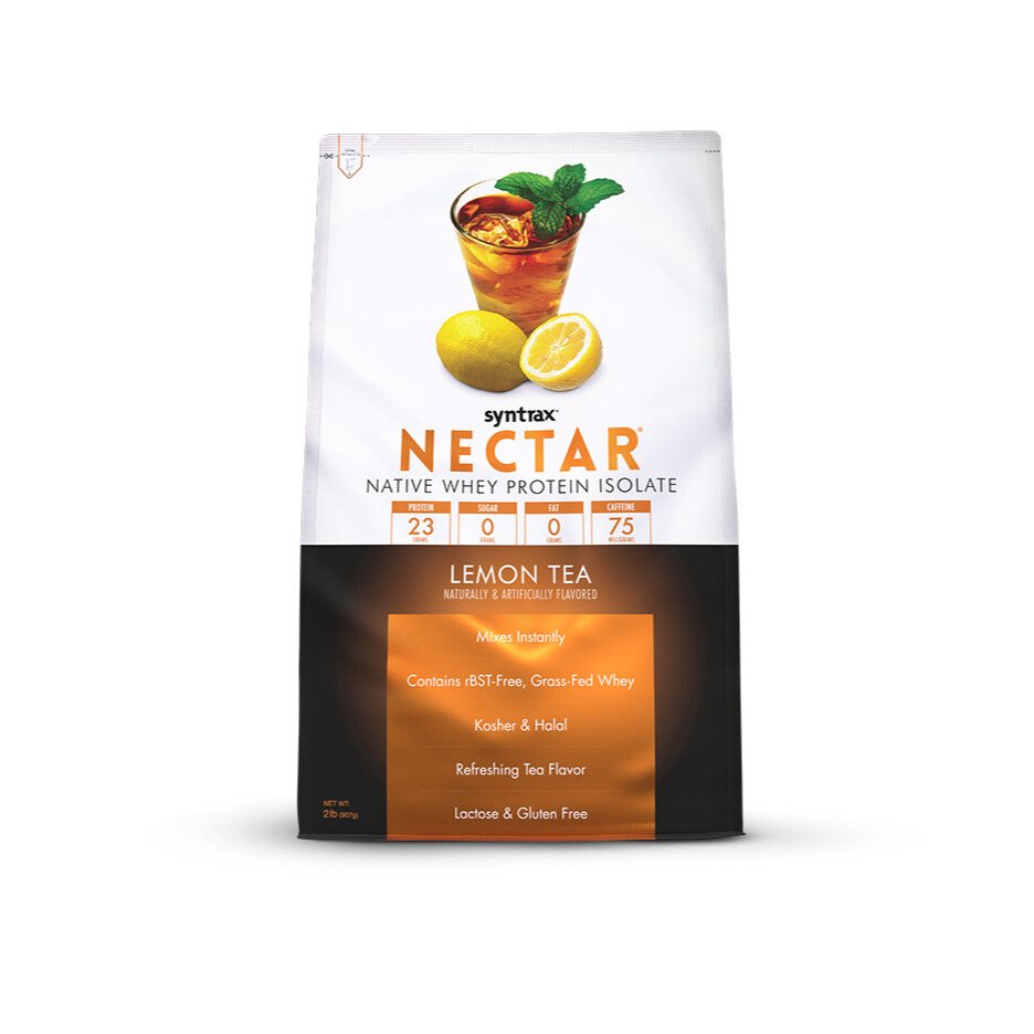 Syntrax Nectar Whey Protein Isolate 907g. (2 lbs) *เมื่อซื้อรส Lemon Tea 1 หรือ 2 ถุง รับราคาพิเศษ*